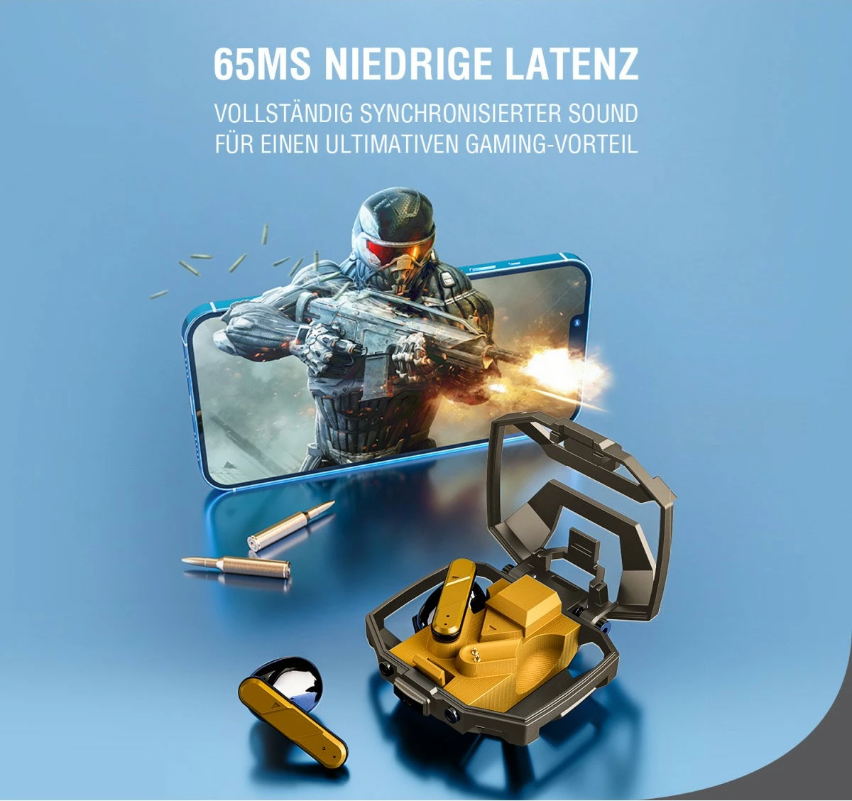 Kufje gaming 4smarts 540288, Wired, 20 - 20000 Hz, e verdhë