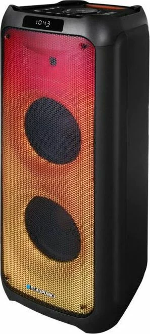 Altoparlant kolonë Blaupunkt PB10DB, 80 W RMS, Bluetooth, karaoke me 2 mikrofonë, USB/microSD, FM, i zi, set 1 copë