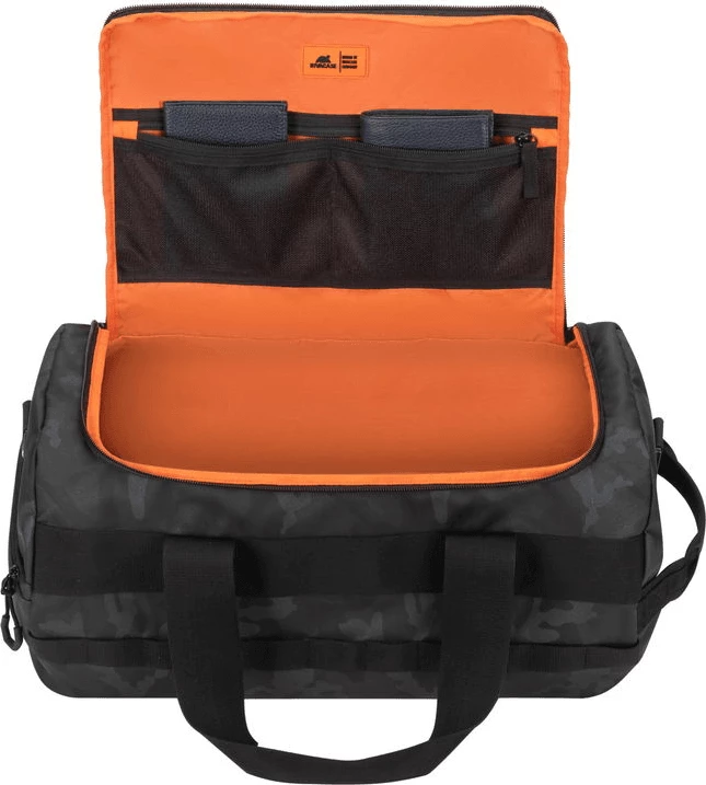 çantë sportive ushtarake RIVACASE Sherwood 7641 30L, rezistente ndaj ujit, Navy camo