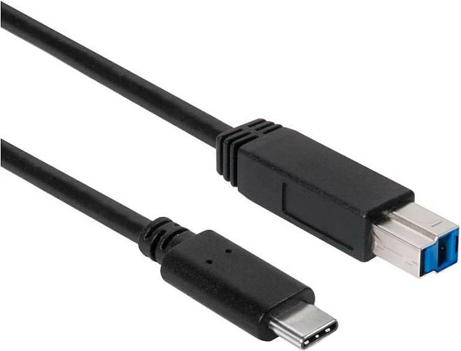 Kabllo USB-C në USB-B Club3D 1m, e zezë