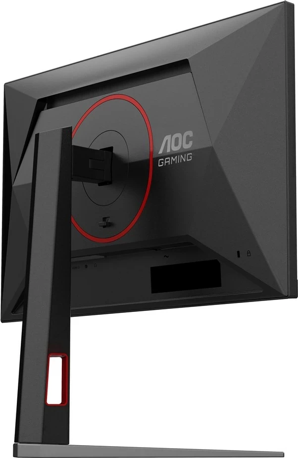 Monitor gaming AOC 24G4HA, 23.8", Full HD, LED, i zi me të kuqe