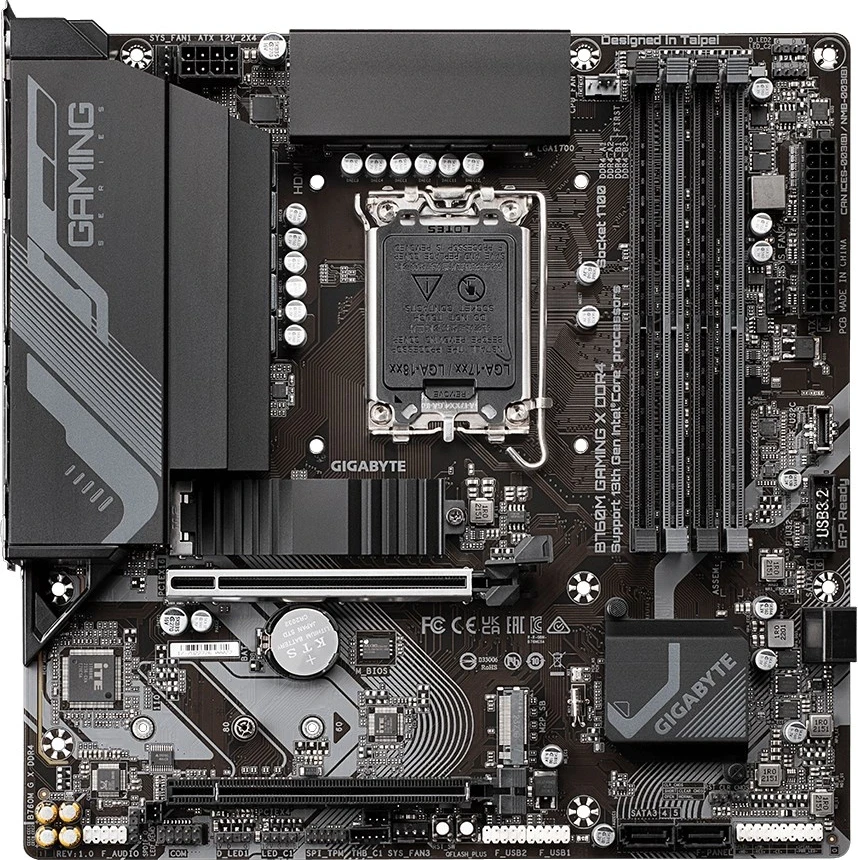 Pllaka amë Gigabyte B760M GAMING X DDR4, micro ATX, LGA 1700