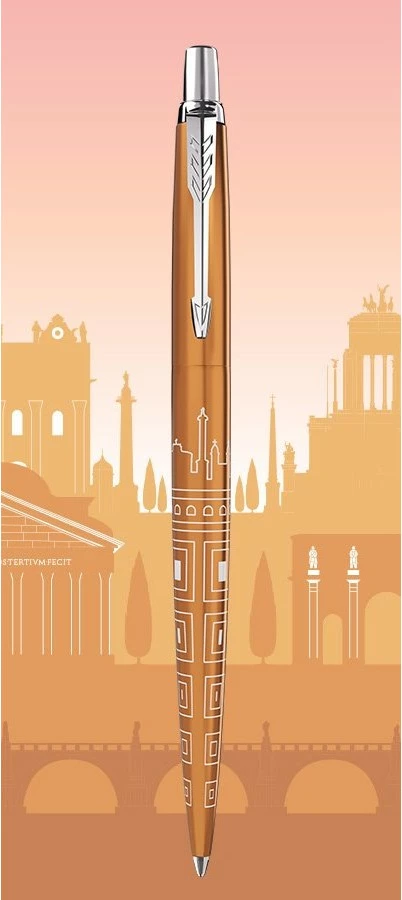Stilolaps PARKER Jotter Special Edition Global Icons Rome, klip, ngjyrë ari, kuti dhurate