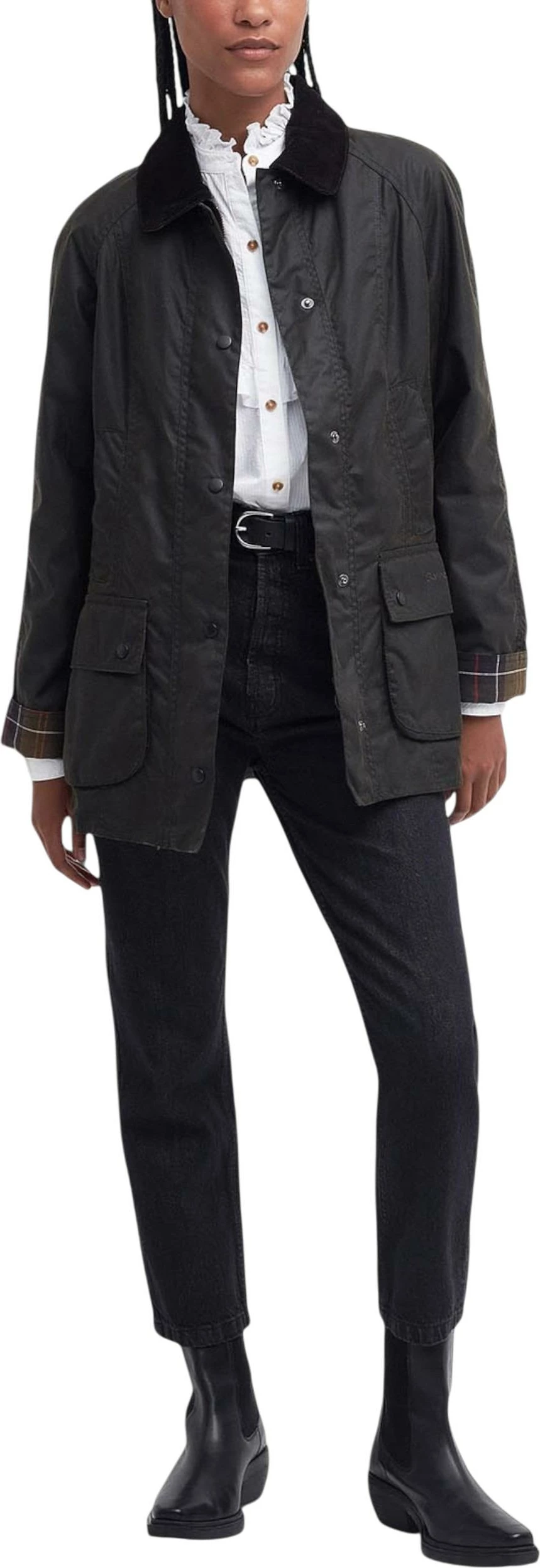 Jakne për femra Barbour Classic Beadnell LWX0668, kafe e errët [Madhësia: 14]
