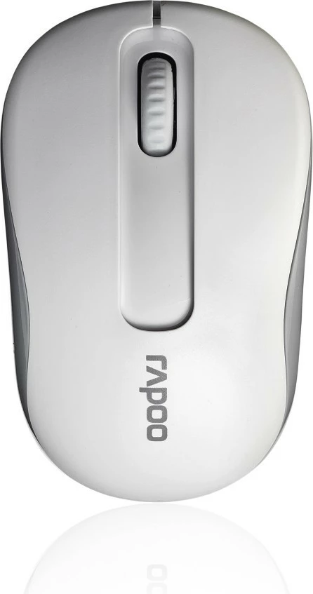 Maus wireless RAPOO M10PLUS, optik, 1000 DPI, i bardhë