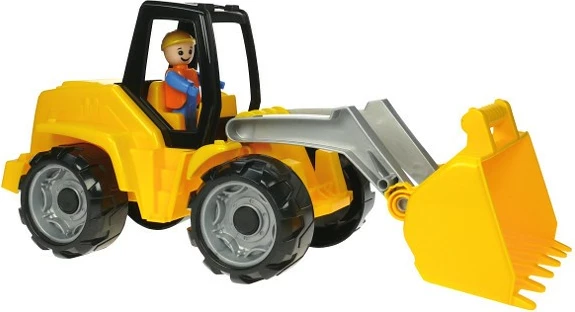 Lodër ngarkuese, Lena, 04402, 37 cm, plastikë elastike, me figurë, verdhë/zezë