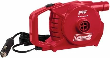 Pompë elektrike Coleman Quickpump 12V, 64W, 679 L/min, me fryrje/shfryrje, e kuqe