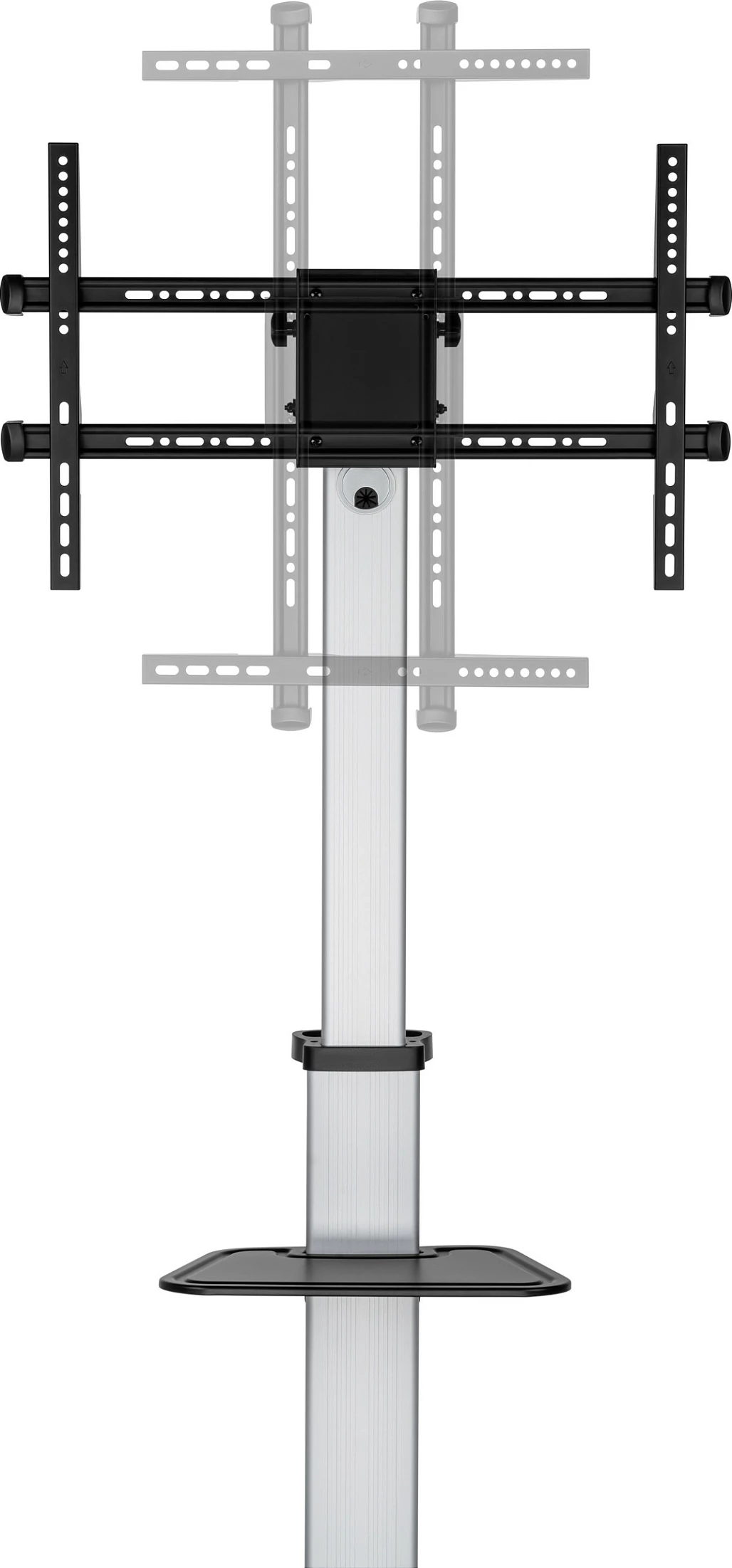 Mbajtës TV në dysheme EQUIP 650630, 37–86 inç, VESA 600x400, 50 kg, argjend