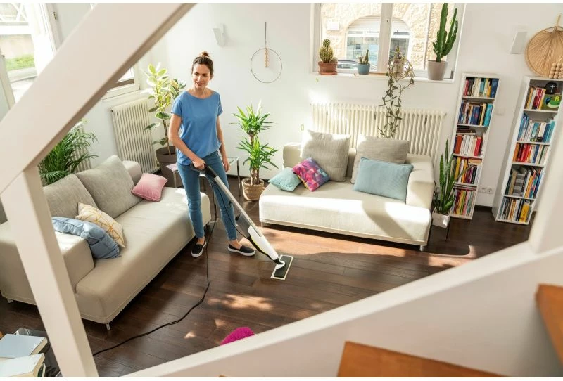 Pastrues me avull vertikal KARCHER KST 2, i bardhë