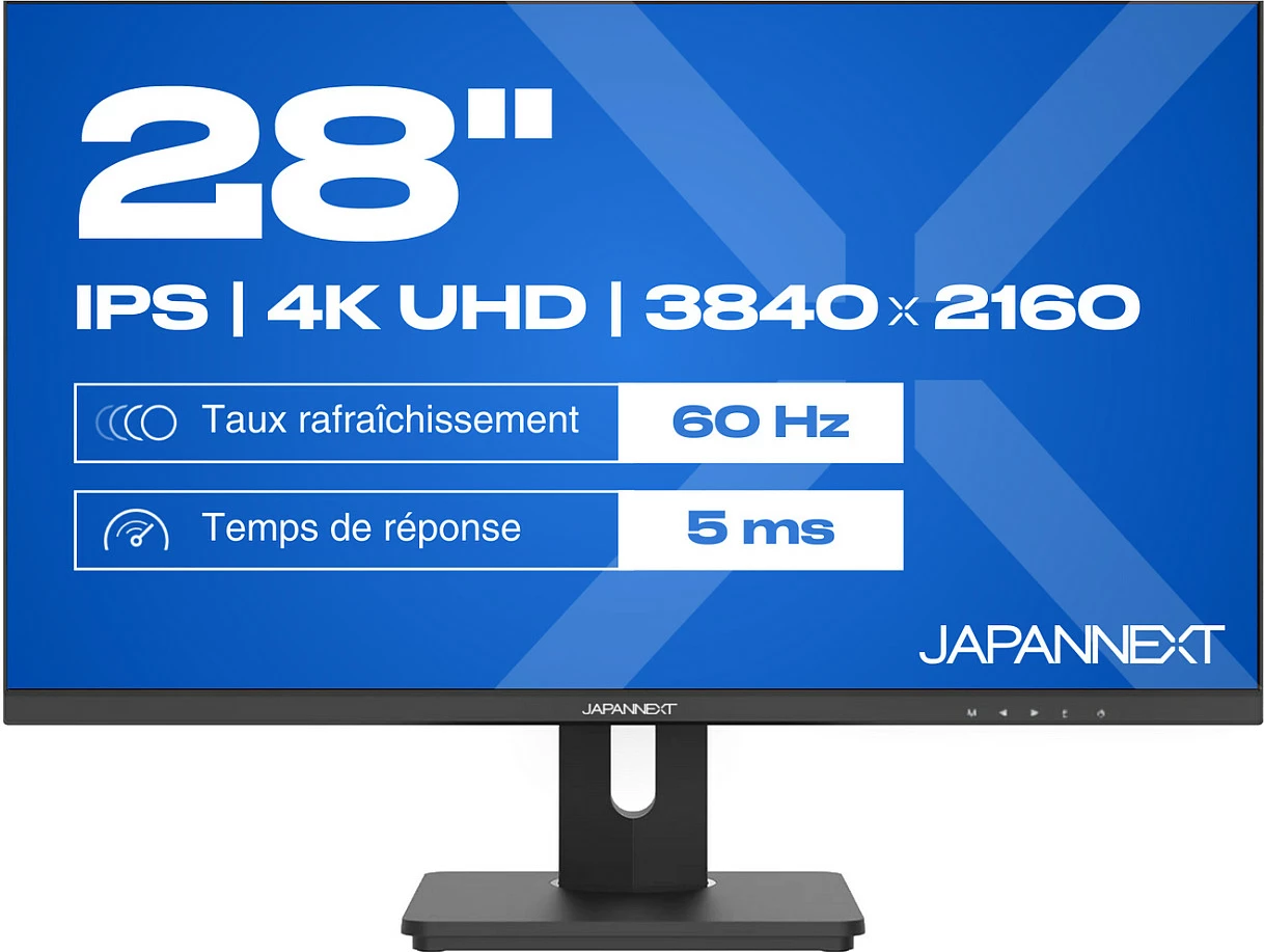 Monitor JAPANNEXT JN-IPS280UHD60F-C65W-HSP, 28", IPS, 4K UHD, 60Hz, USB-C 65W, i zi