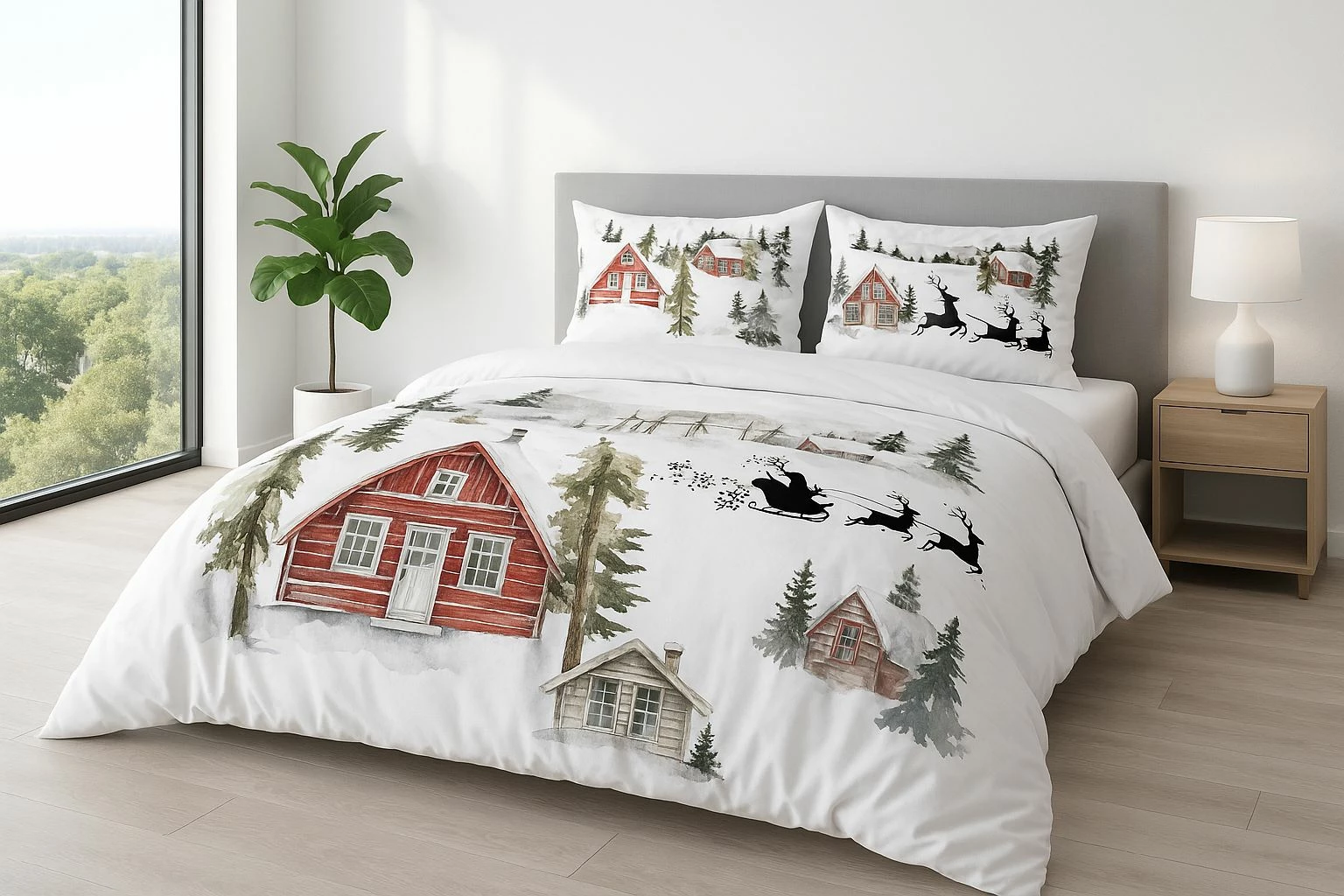 Set mbulesë për jorgan XXL, një copë, L'Essentiel Linge de Maison, Chalet