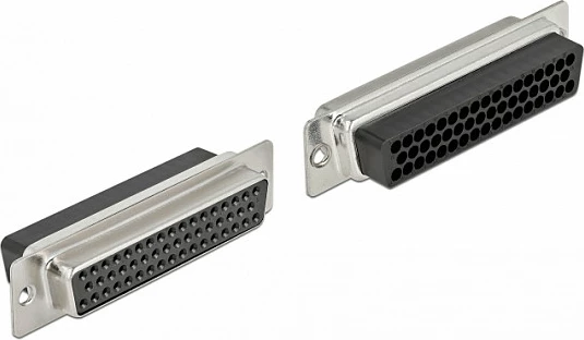 Konektor DeLOCK D-Sub HD 50-pin female, metal, straight, zi/argjend