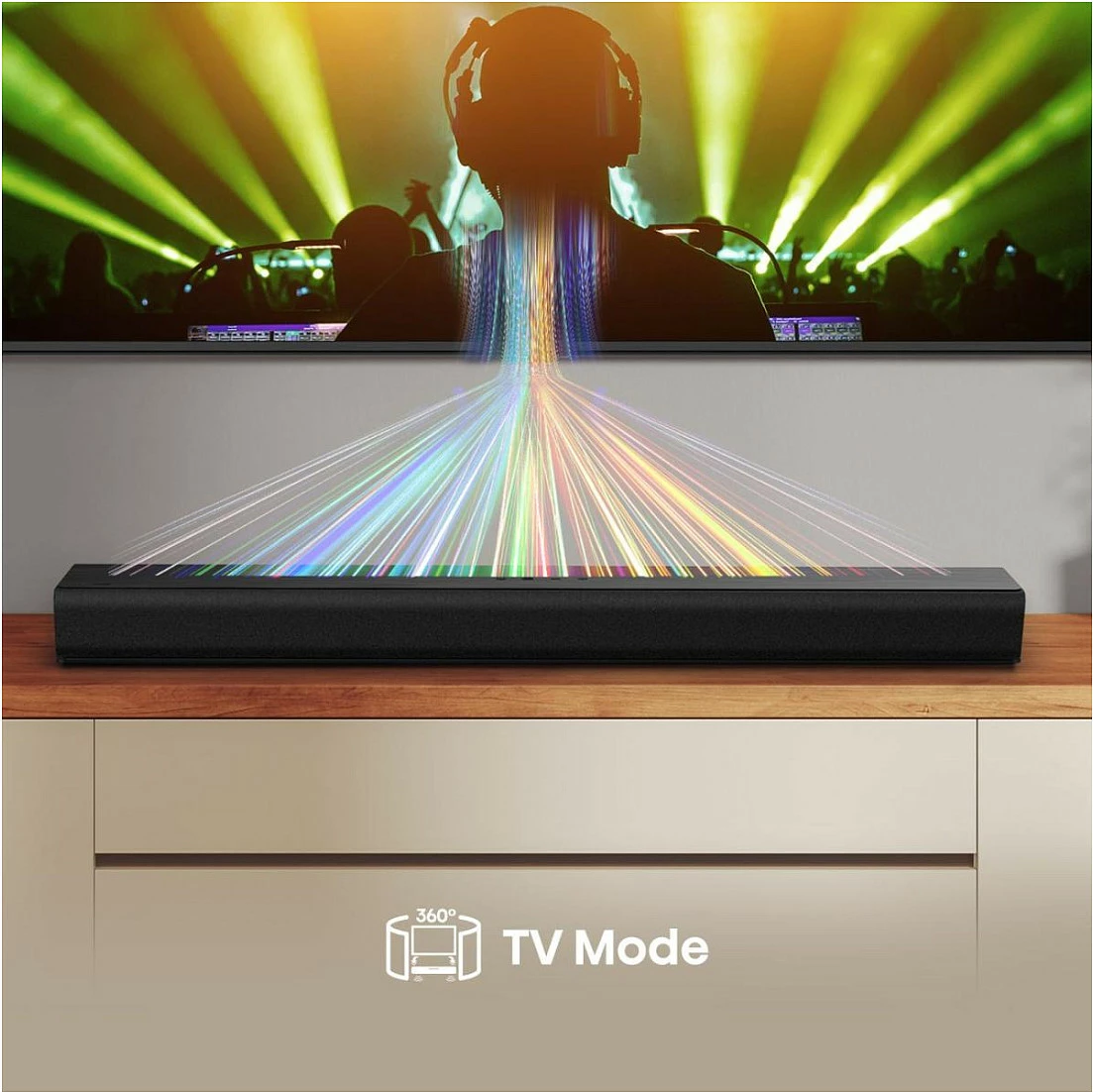 Soundbar Hisense HS1000, 2.0, 120 W, Bluetooth 5.3, HDMI ARC, e zezë