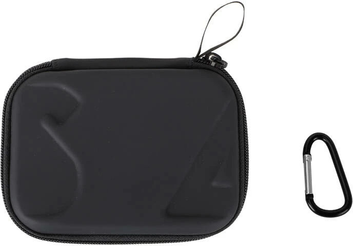 çantë standard Sunnylife OA5-B893-D për Osmo Action 5 Pro/Action 4/3, kompakte 156x116x67 mm, PU lëkurë + EVA, e zezë