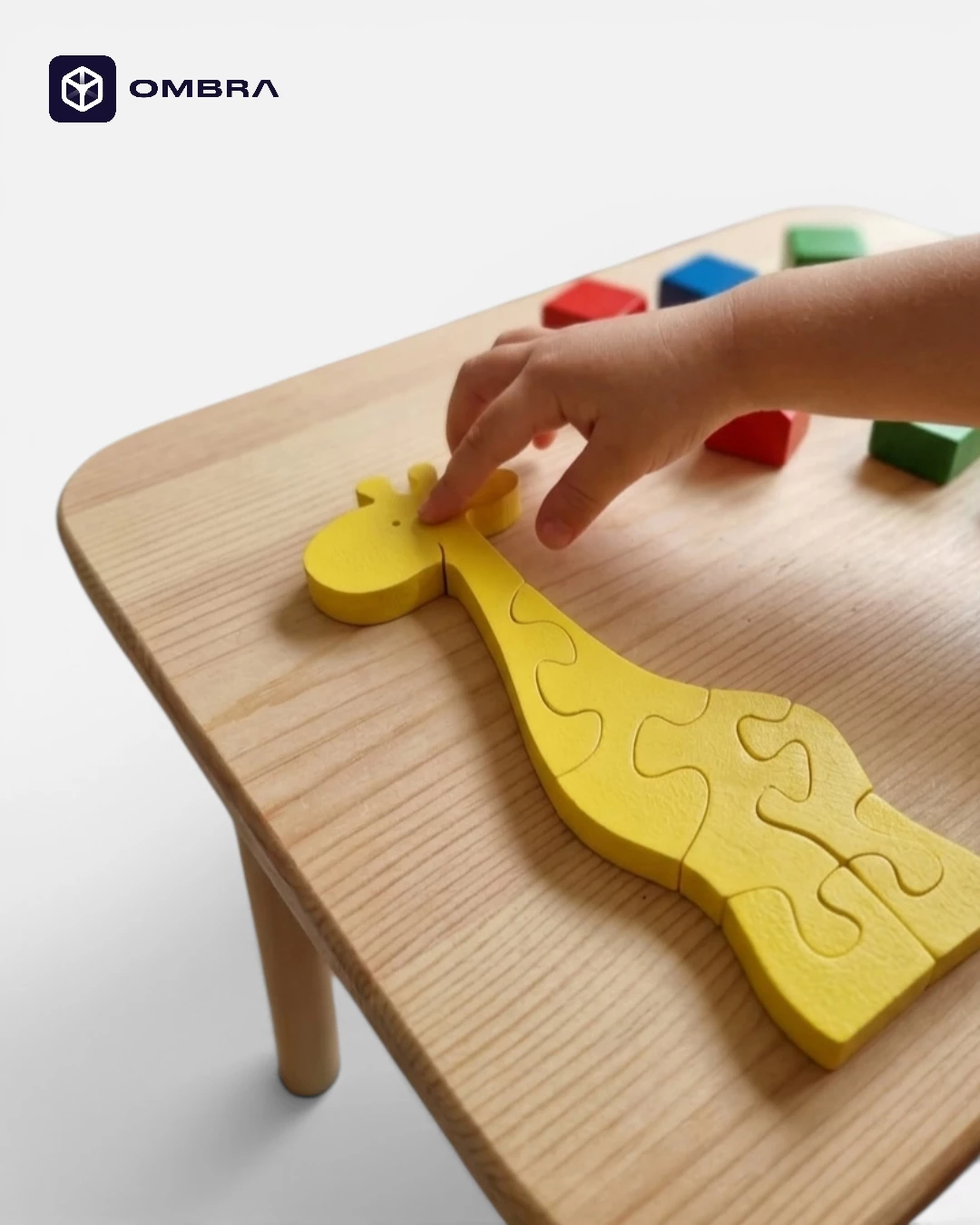 Puzzle 3D / Gjirafa / e verdhe