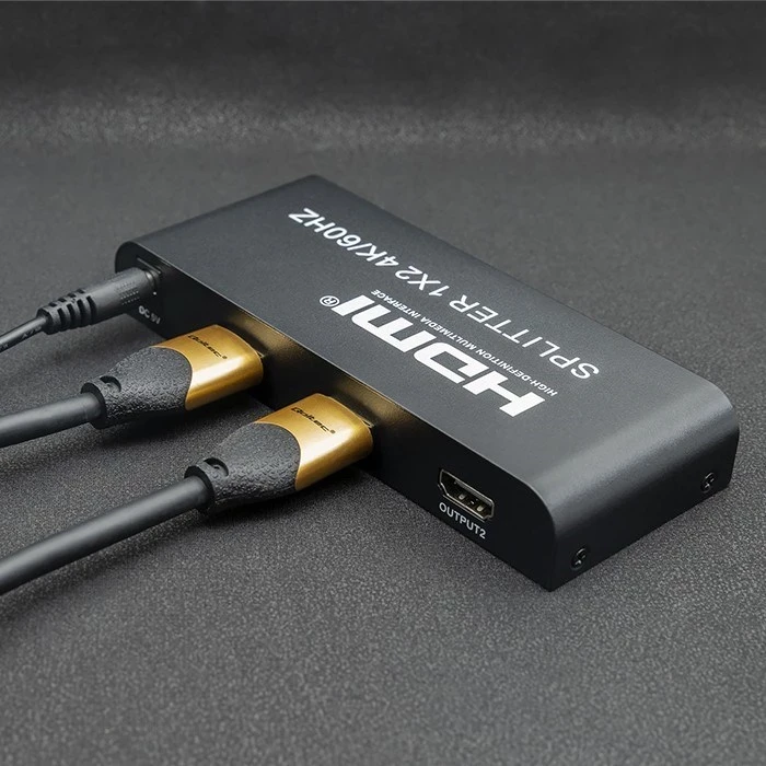 Splitter HDMI aktiv Qoltec 51797, 2 x HDMI, 4K x 2K, 60Hz, i zi