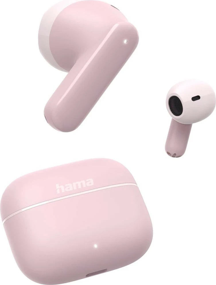 Kufje Hama True Wireless Freedom Light II, Bluetooth 5.3, rozë