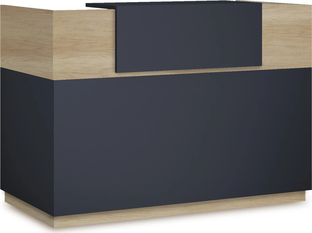 Banak pritjeje Lotus, ngjyrë lisi, gri e errët, 180x70x110cm