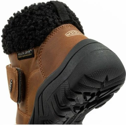 Çizme dimri për fëmijë Keeza Kootenay Waterproof, kafe