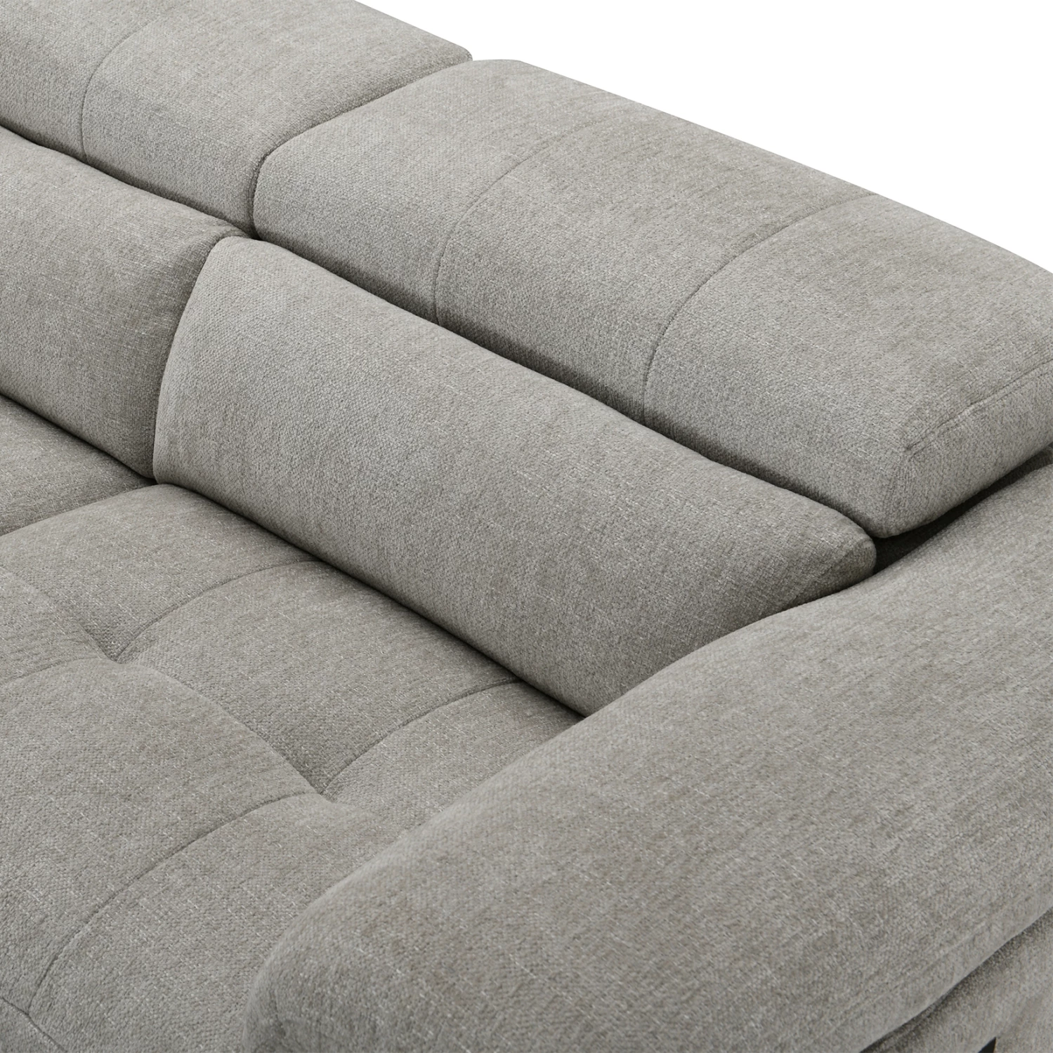 Këndare me 5 ulëse, me recline, ngjyrë bezhë, COMMODUS CD3315.02L, 275x231x77cm