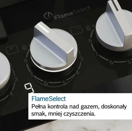 Sobë gazi Bosch PRP6A6H40, 4 zona, e zezë