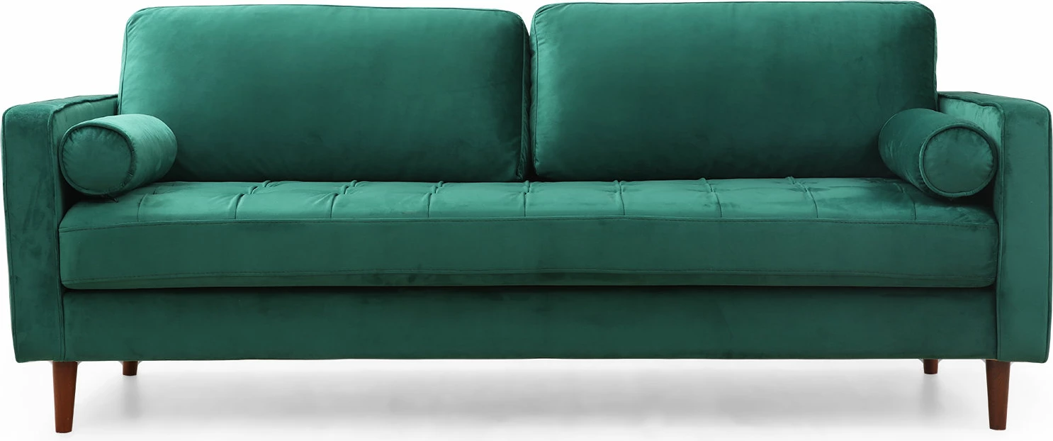 Divan treshe Atelier del Sofa, ngjyrë e gjelbër, Rome