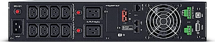 UPS CyberPower OLS3000ERT2UA, online double-conversion, 2 kVA / 1800 W, pure sine, rack/tower, 8x C13, e zezë