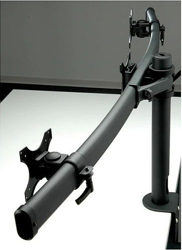 Mbajtëse trefishe monitori VALUE Triple LCD Arm, VESA 75/100, 8 kg, e zezë