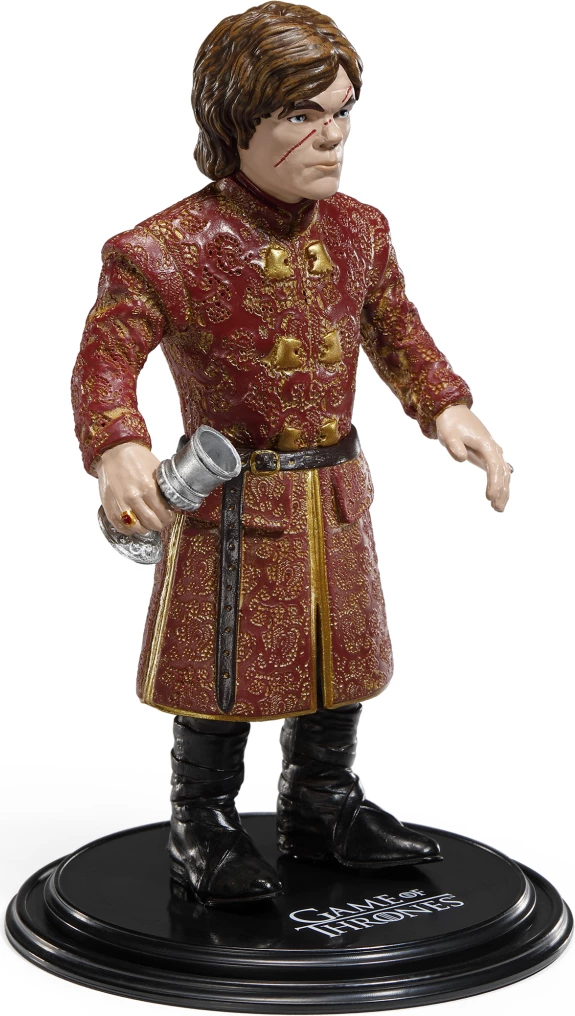 Figurinë fleksibile NOBLE COLLECTION Bendyfigs Game of Thrones Tyrion Lannister 14.6 cm me bazë dhe gotë