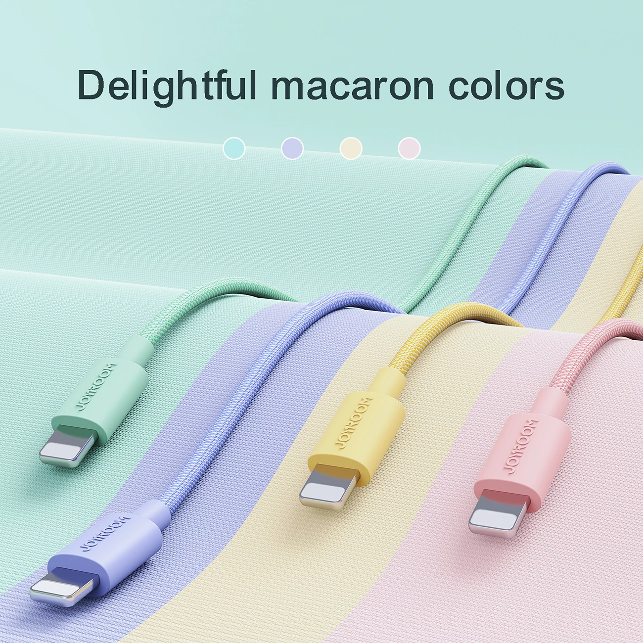 Kabllo Joyroom S-2030M13, Lightning/USB-A, 2m, 2.4A, rozë