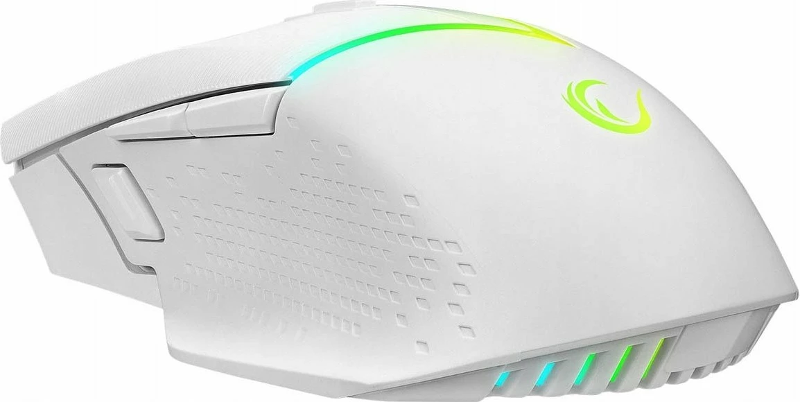 Maus pa kabllo Rampage Drop M3 V2 24000 DPI, Bluetooth/2.4 GHz, i bardhë
