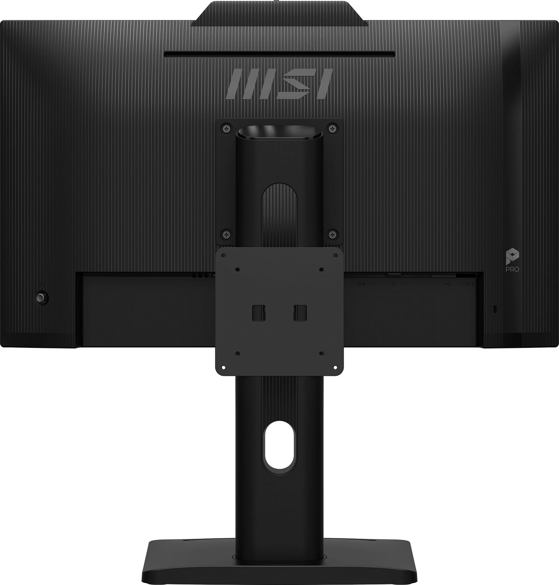 Monitor MSI PRO MP242PMGDE 24", IPS, FHD, 120Hz, 1ms, me kamerë, USB hub, i zi