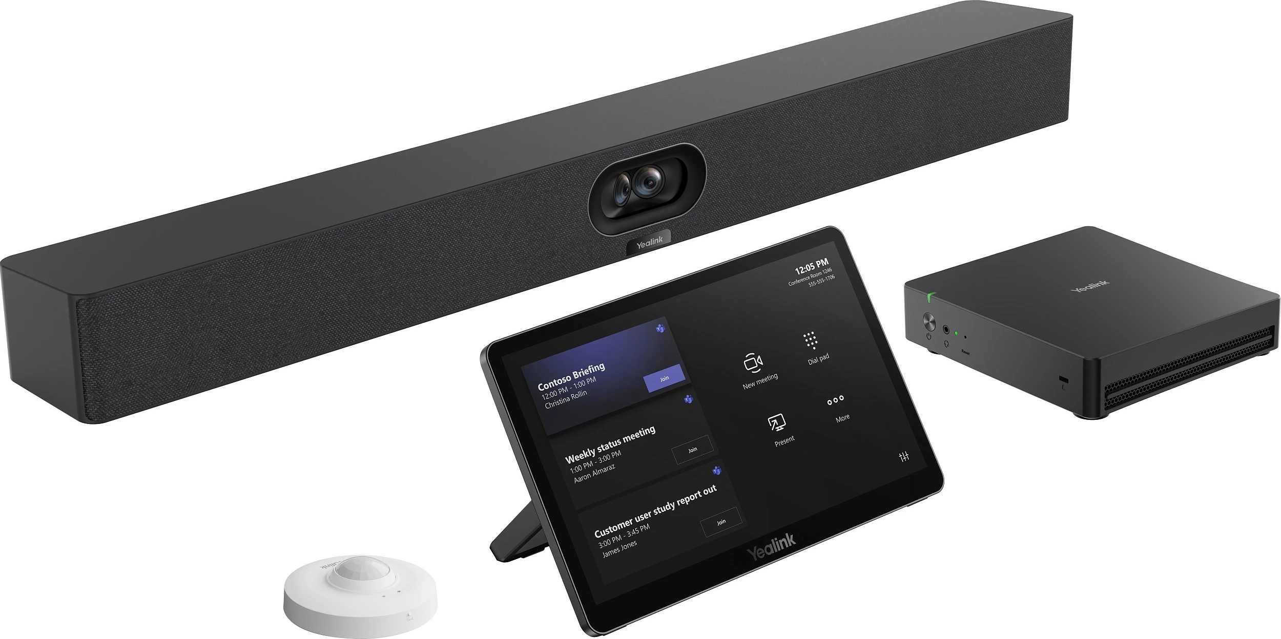 Sistem konferencash video Yealink MVC S40-C5U-000, 4K Ultra HD, 120°, 6x zoom