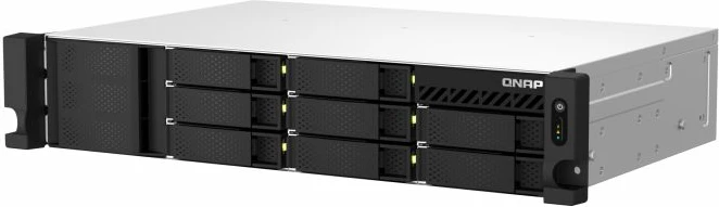 NAS server QNAP TS-873AeU-4G, 8-bay, 4GB RAM, 2x2.5GbE, 2U rack short-depth, i zi