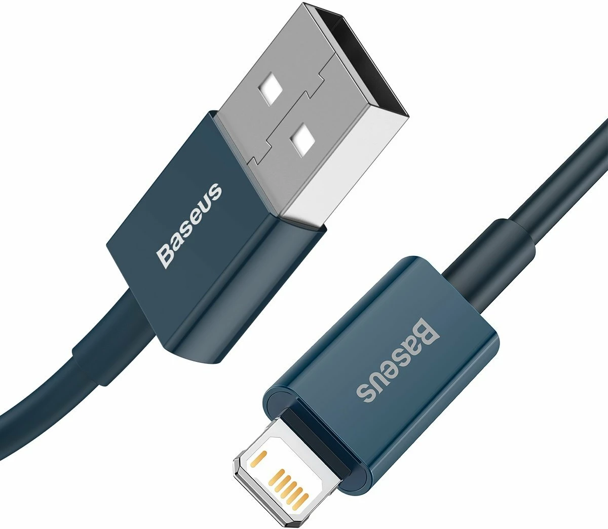 Kabllo Baseus CALYS-A03 USB në Lightning, 1m, Blu