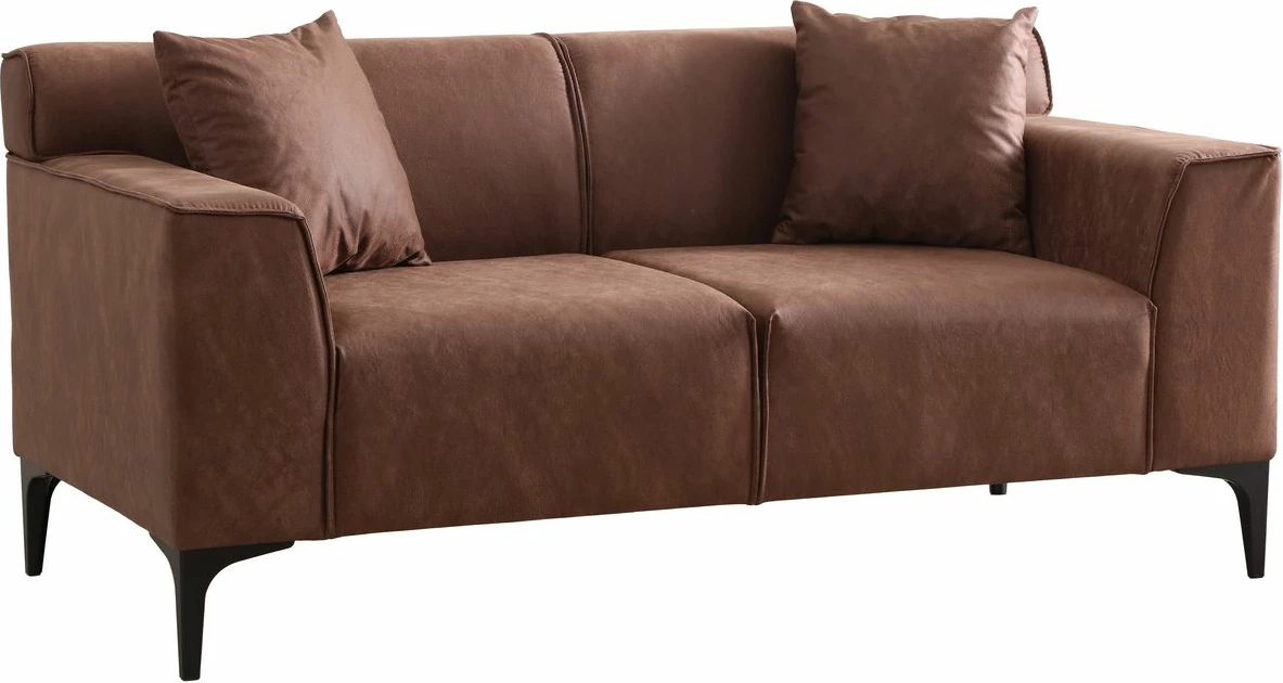 Divan dy-vendësh, ngjyrë konyak, Atelier del Sofa, New Petra 2