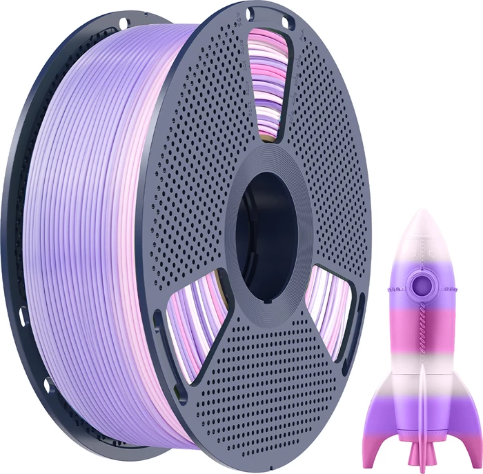 Filament PLA për 3D printim, Sunlu PLA R 03, 1.75 mm, Rainbow