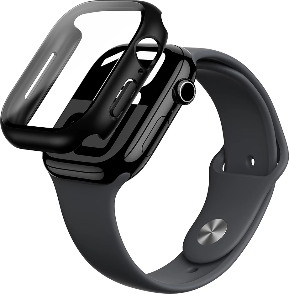 Mbështjellës AmazingThing Radix Glass për Apple Watch 46mm, i zi