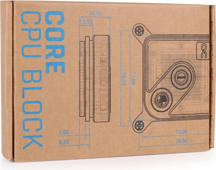 Ftohës CPU Alphacool Core 1 Aurora, ARGB, i zi