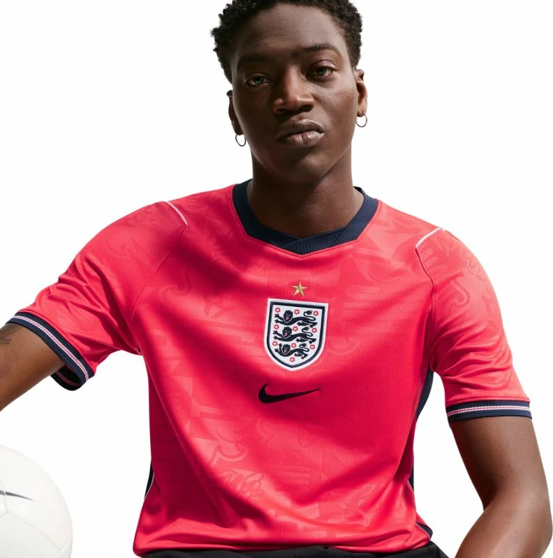 Fanellë meshkuj Nike England 2026 Stadium IB5361 624, e kuqe