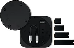 Kuti Satechi USB4 për SSD NVMe Slim, argjendtë