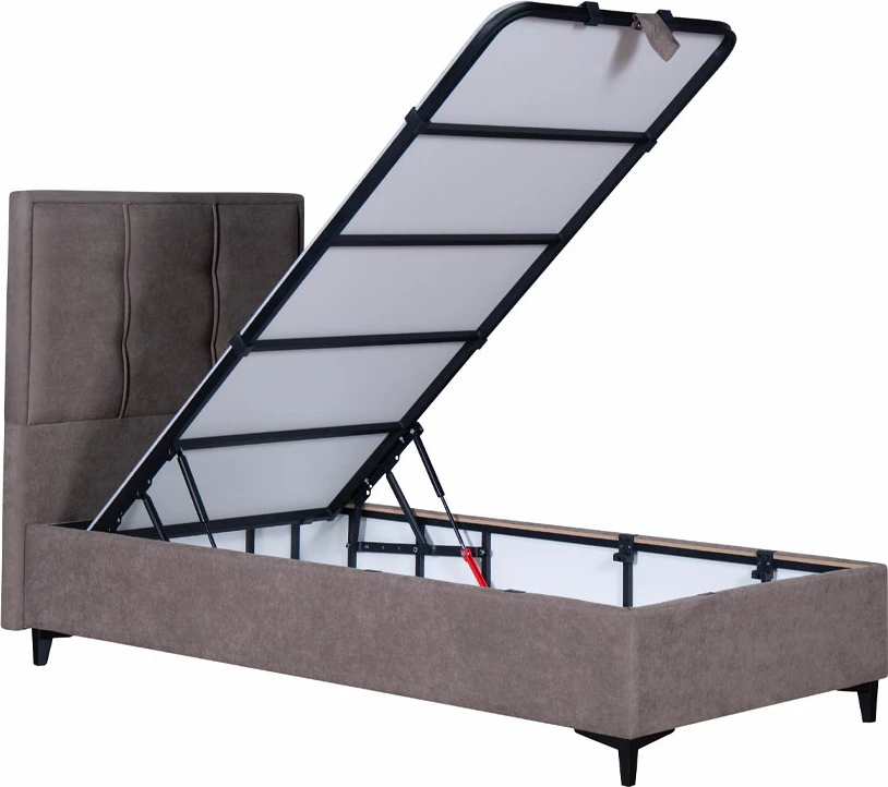 Krevat Piano me hapësirë për depo, ngjyrë kërpurdhe, 05-780, 207x97x115