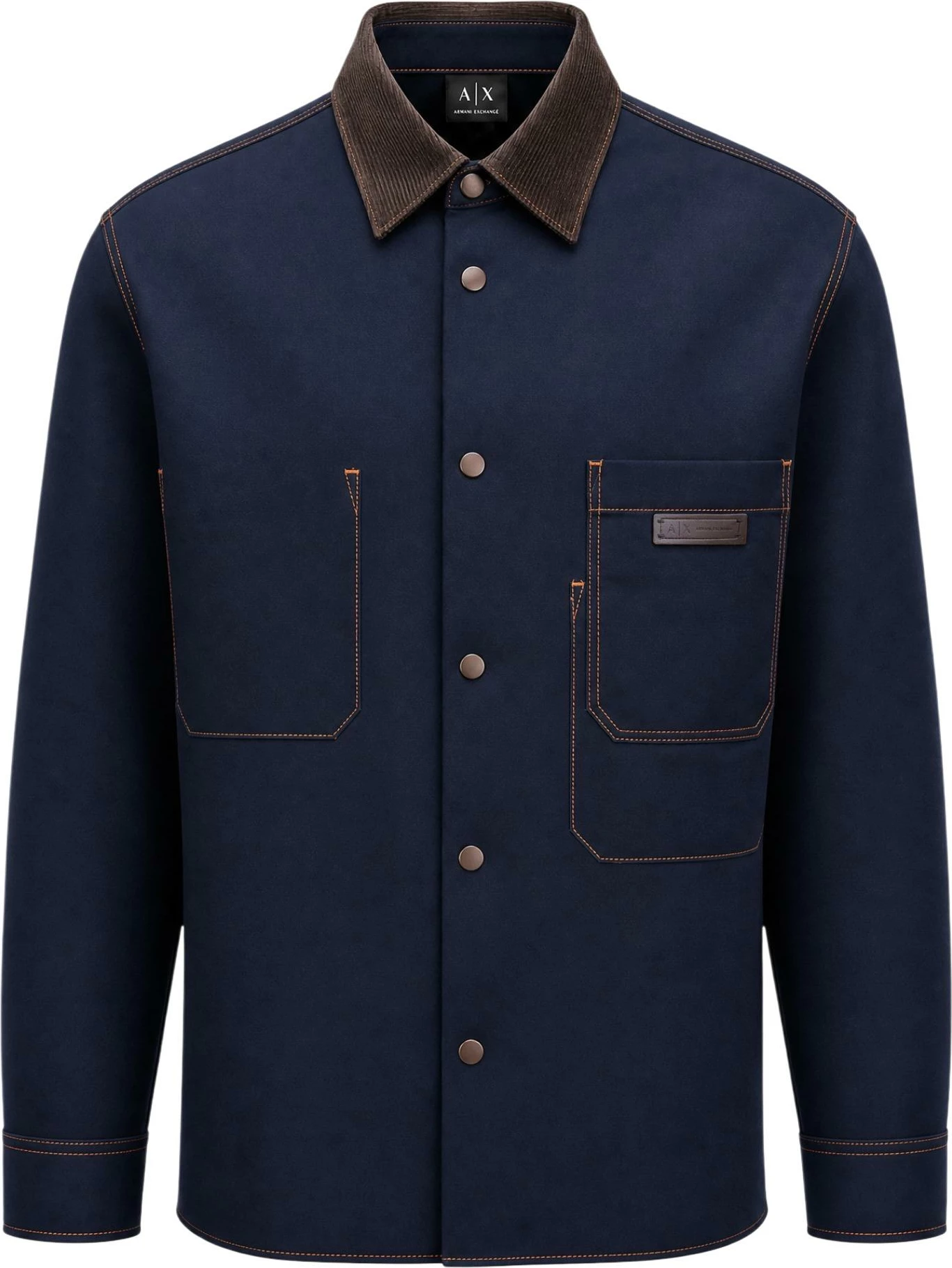 Këmishë për meshkuj Armani Exchange XM003536 AF27109, blu e errët [Madhësia: XS]
