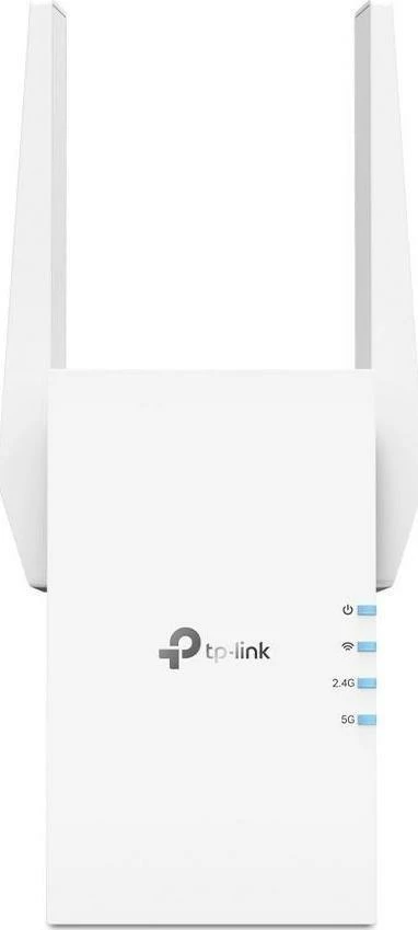 Zgjerues Wi‑Fi TP-Link RE705X WiFi 6 AX3000 Dual-Band 2.4/5 GHz, 1x Gigabit LAN, WPA3, Mesh/OneMesh, i bardhë