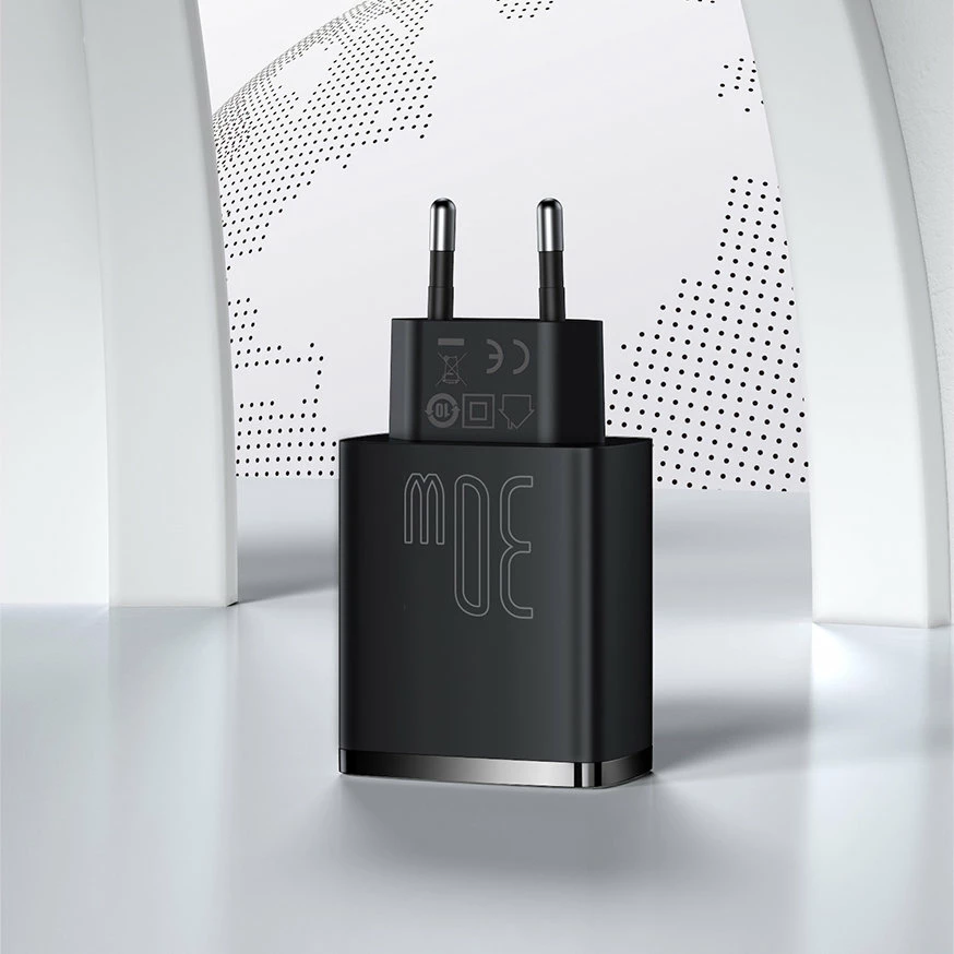 Karikues muri Baseus CCXJ-E01, 30W, 2x USB-A & USB-C, i zi