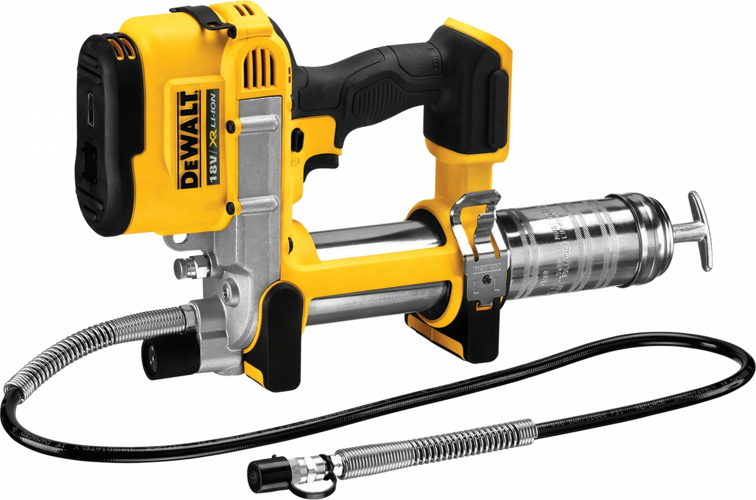 Pompë yndyre DeWALT 18V, elektrike, e verdhë