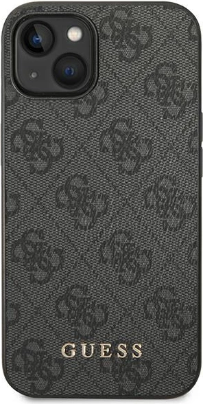 Mbështjellës Guess GUHCP14SG4GFGR për iPhone 14, 6.1", hardcase, gri