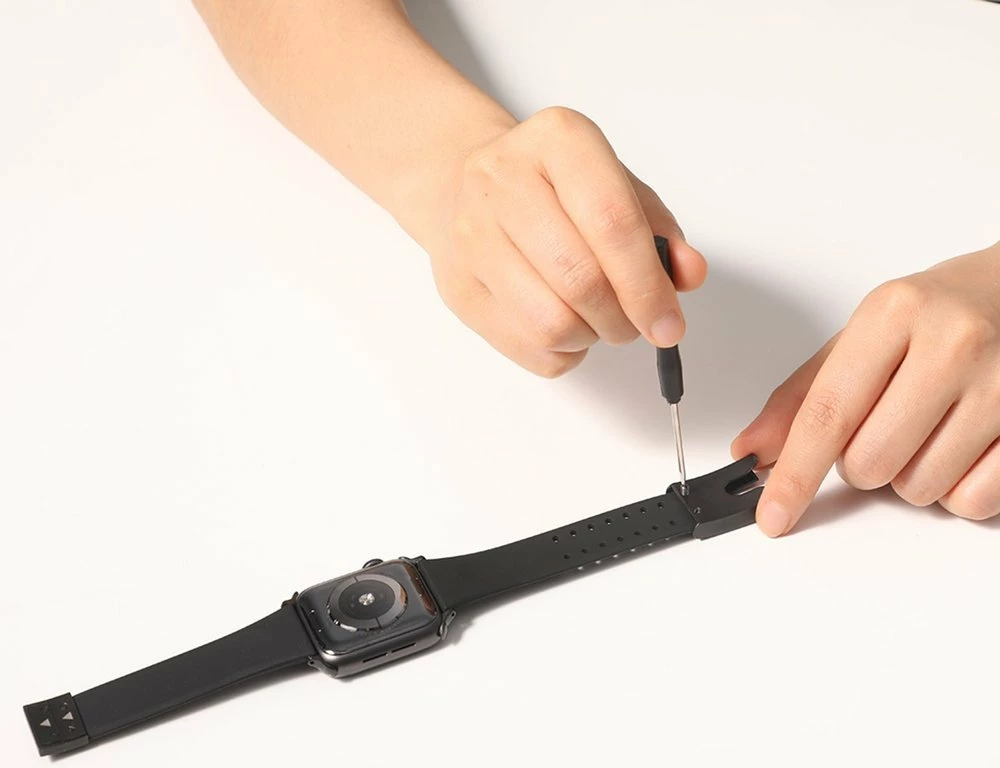 Rrip Baseus për Apple Watch Series 3/4/5/6/SE 38mm/40mm, i zi