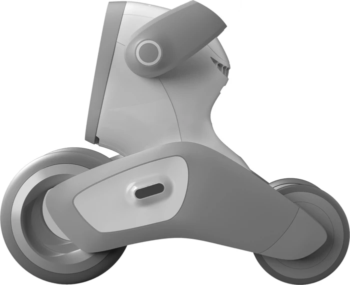 Robot interaktiv Loona Premium 99902CK00017, ekran 2.4\", kamerë 720p, Wi‑Fi, 2GB RAM/8GB, gri/bardh, me kabllo USB-A në USB-C dhe manual