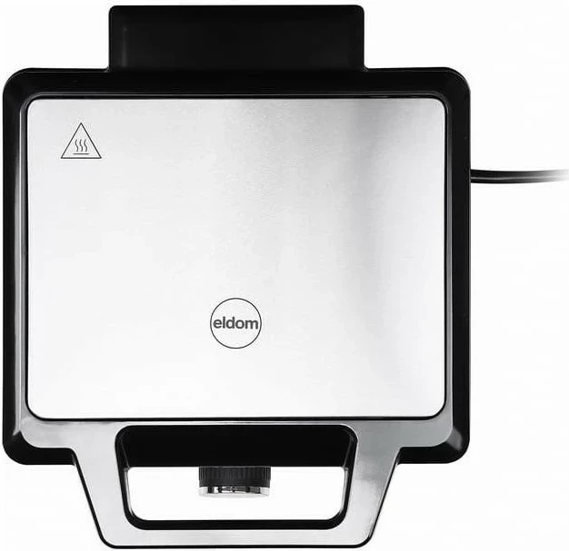 Aparat për waffle Eldom Wafio WA1600, plastikë, 2000W, argjendtë